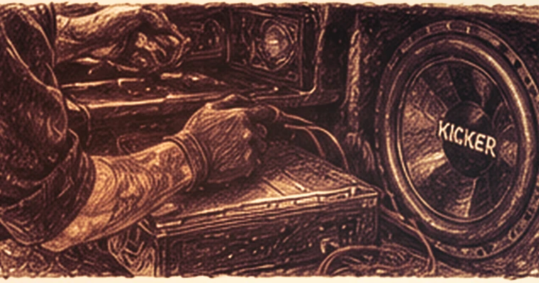 Airbrushed automotive-themed illustration for electrical